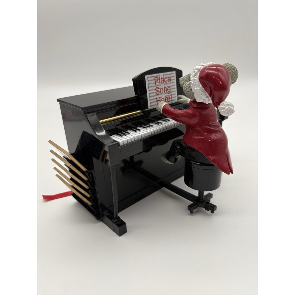 Mr. Christmas Magical Maestro Mouse Piano Playing, with 10 Music Cards, box